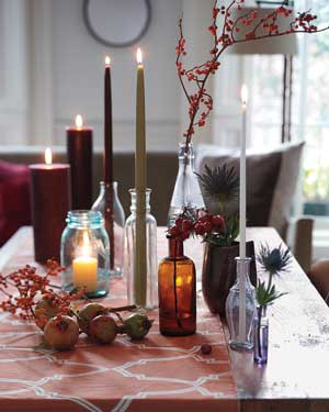 9 super easy ways to dress up your table for the holidays