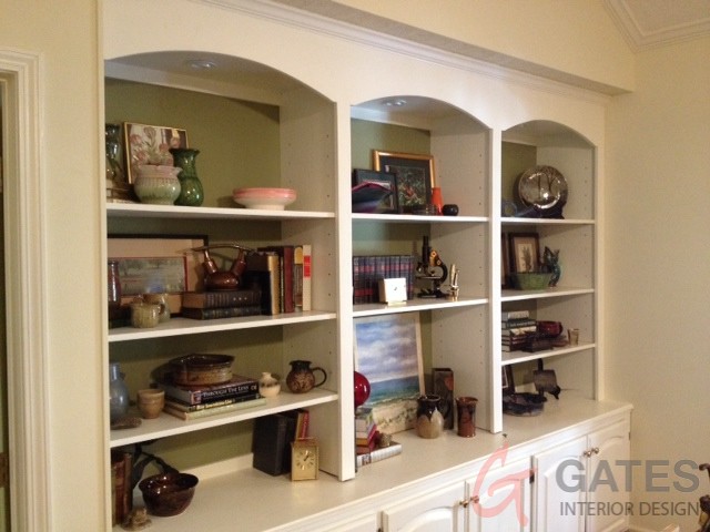How to style your bookshelves by Franklin, TN interior designer Amanda Gates