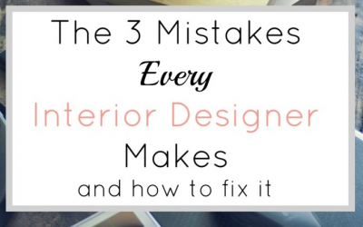 The 3 mistakes that every designer makes, and how to fix them