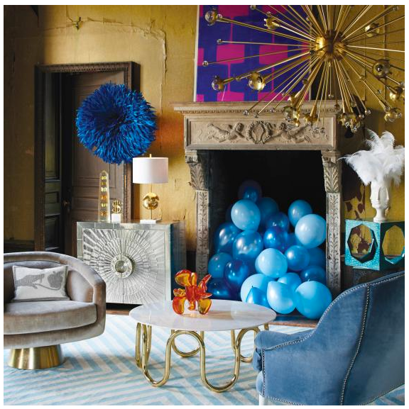 A return to golden glamour - gold interiors