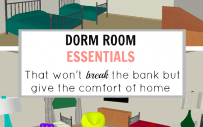 Dorm Room Essentials That Won’t Break The Bank But Give The Comfort Of Home