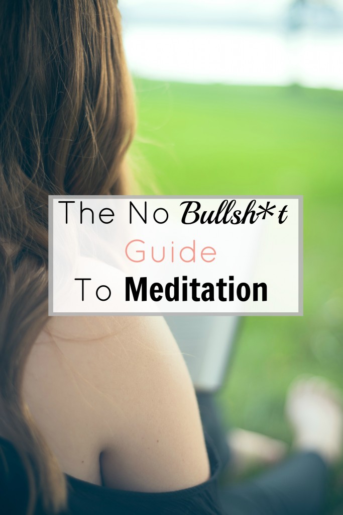 the no bullshit guide to meditation