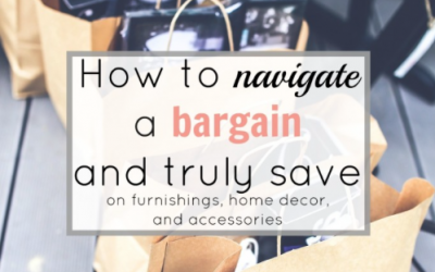 How to navigate a bargain and truly save