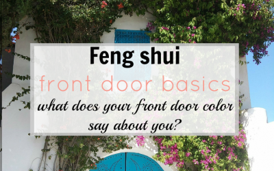 Feng shui front door basics