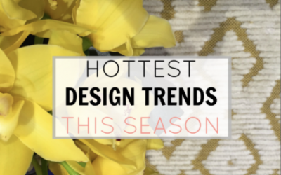 Hottest design trends for this season