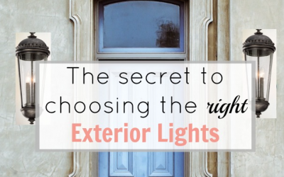 The secret to choosing the right exterior lights
