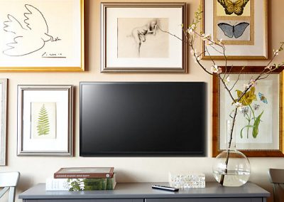 How to decorate around a TV