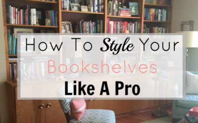 How to style your bookshelves like a pro