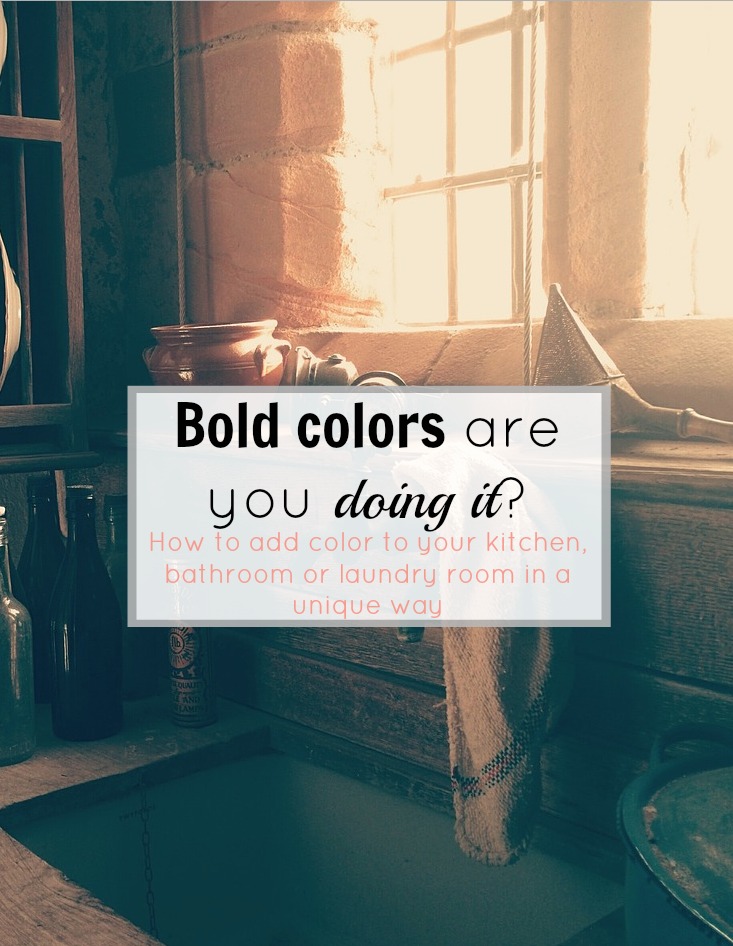 Bold colors are you doing it