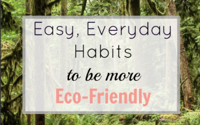 Easy, Everyday Habits to be More Eco-Friendly